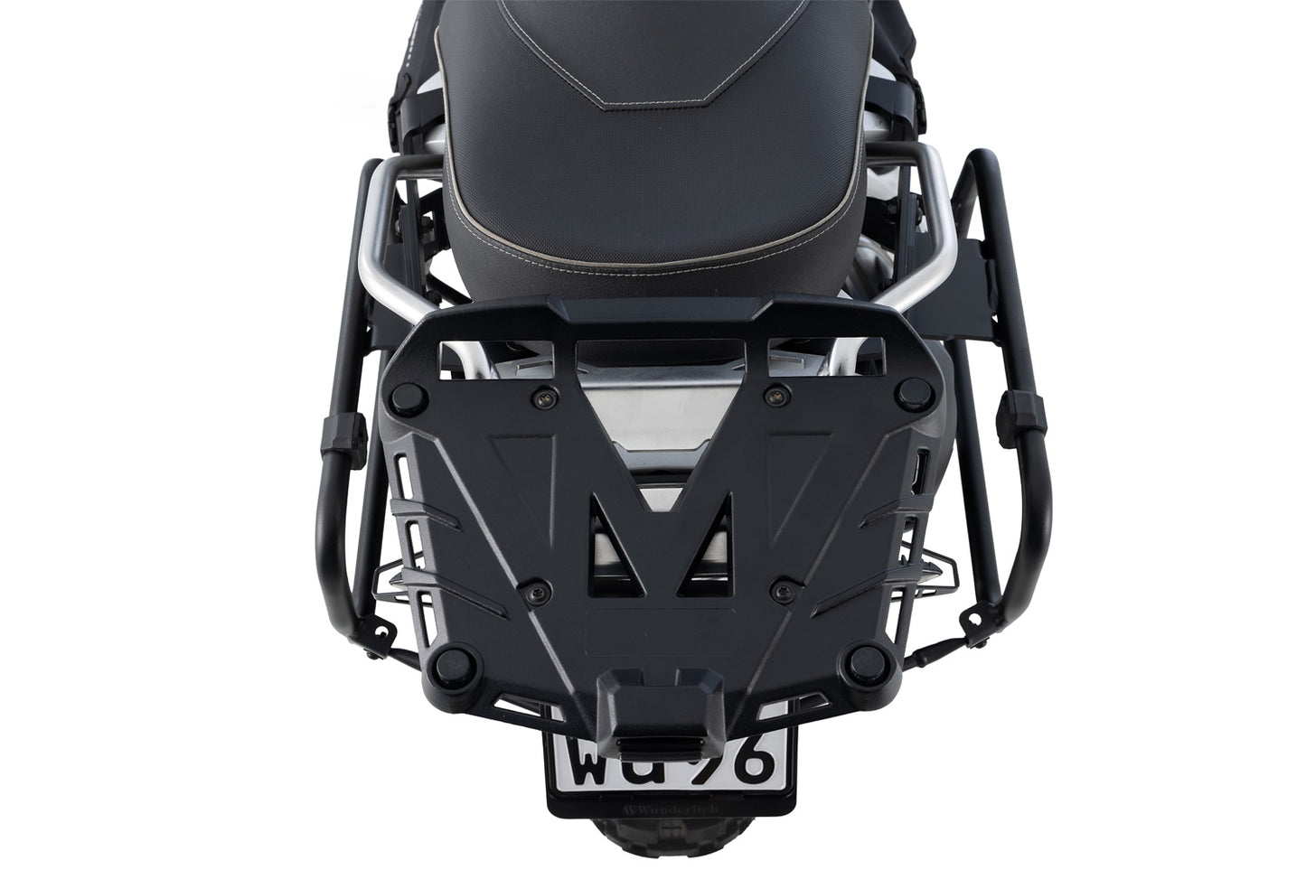 Wunderlich Top case carrier X-RACK - for models with original tube carrier - black