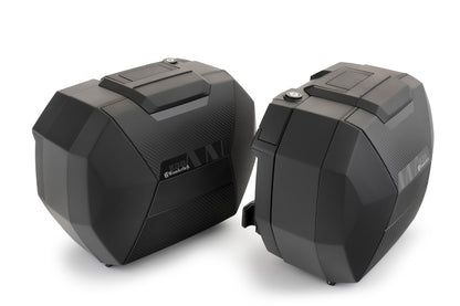 Wunderlich luggage system Vario case X-CASE with X-Rack light M 1000 XR - carbon optic