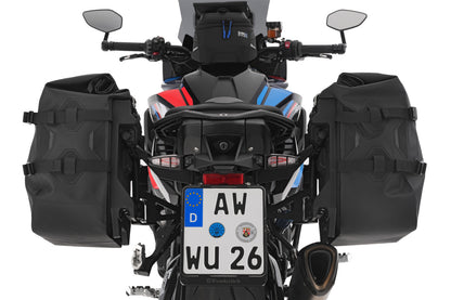 X-luggage system waterresistant side bags with carrier for M 1000 XR - Set - black