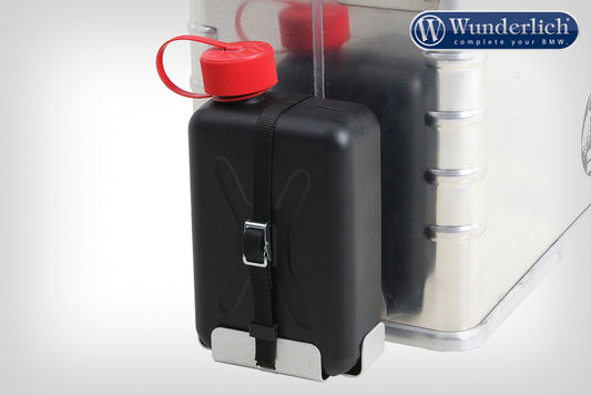 Hepco & Becker Reserve canister incl. holder for aluminium case - 2000ml - black