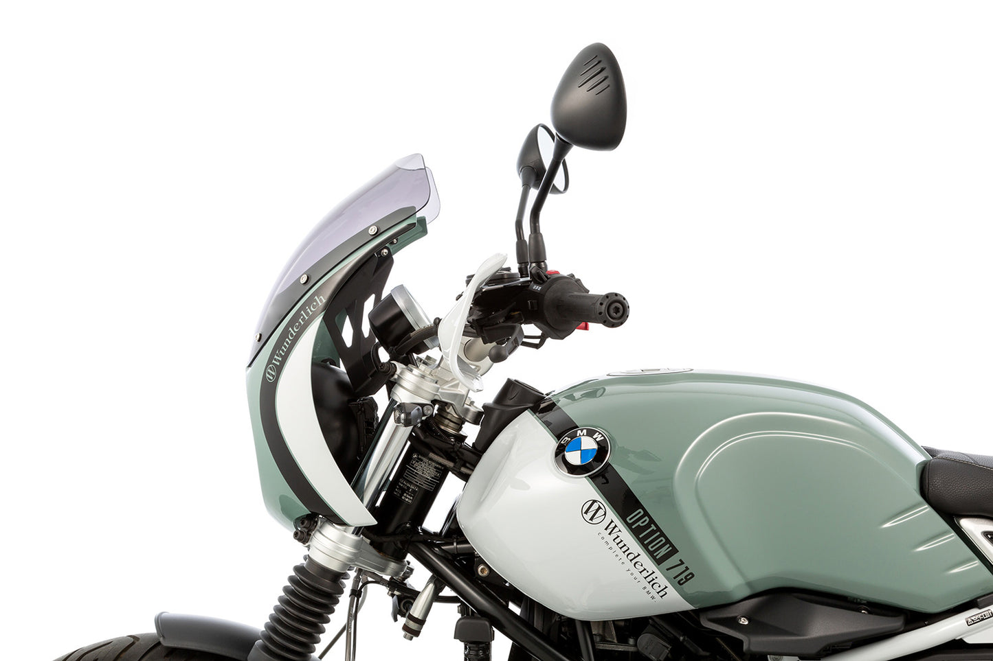 DAYTONA Pure Option 719 cockpit fairing R nineT Pure - Underground/Lightwhite