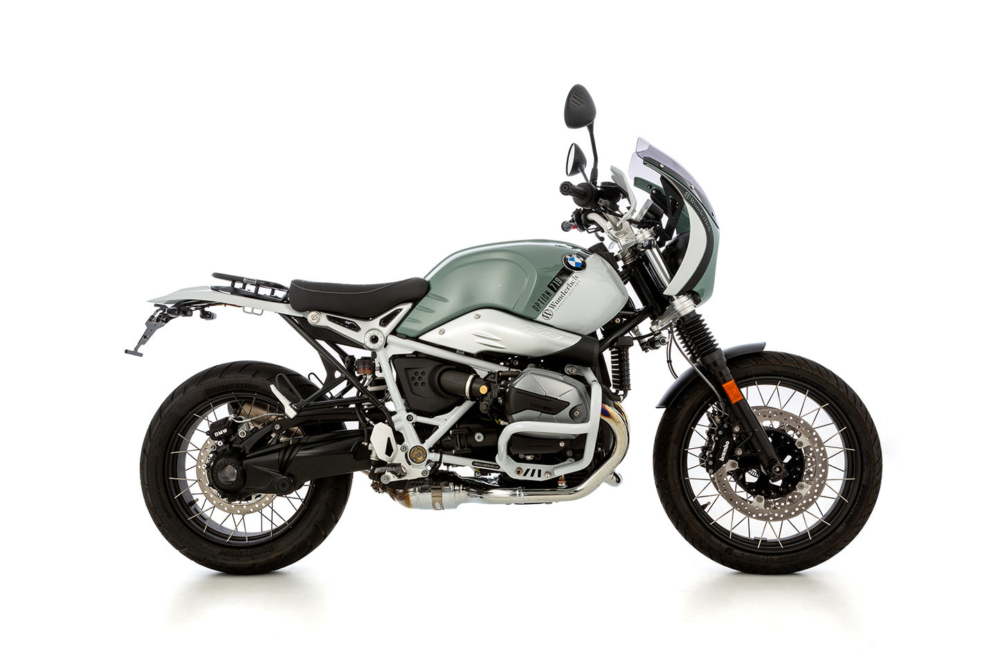 DAYTONA Pure Option 719 cockpit fairing R nineT Pure - Underground/Lightwhite