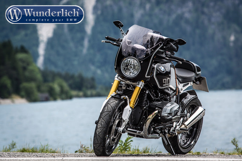 Wunderlich “Daytona” cladding R nineT - Black Storm Metallic - white