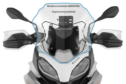 Wunderlich »MARATHON« windshield - clear