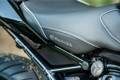 Wunderlich AKTIVKOMFORT rider seat - with seat heating Smart Plug & Play - low - black