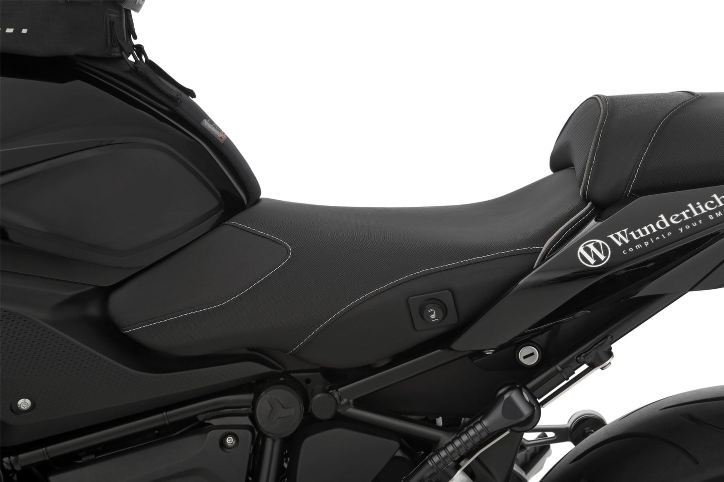 Wunderlich rider seat AKTIVKOMFORT with aftermarket seat heating - standard - black