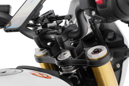 Wunderlich Handlebar Riser ERGO R 12 G/S - 20mm - silver
