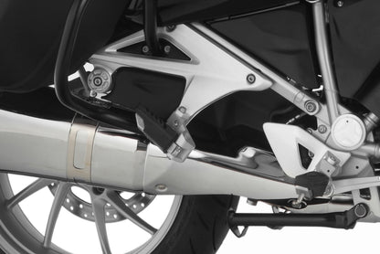 Passenger footrest lowering kit - silver