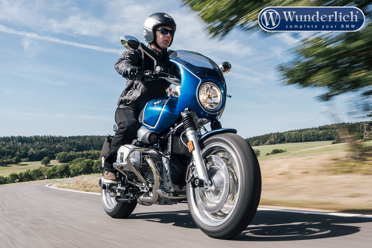 Wunderlich widening set for R nineT engine protection bar