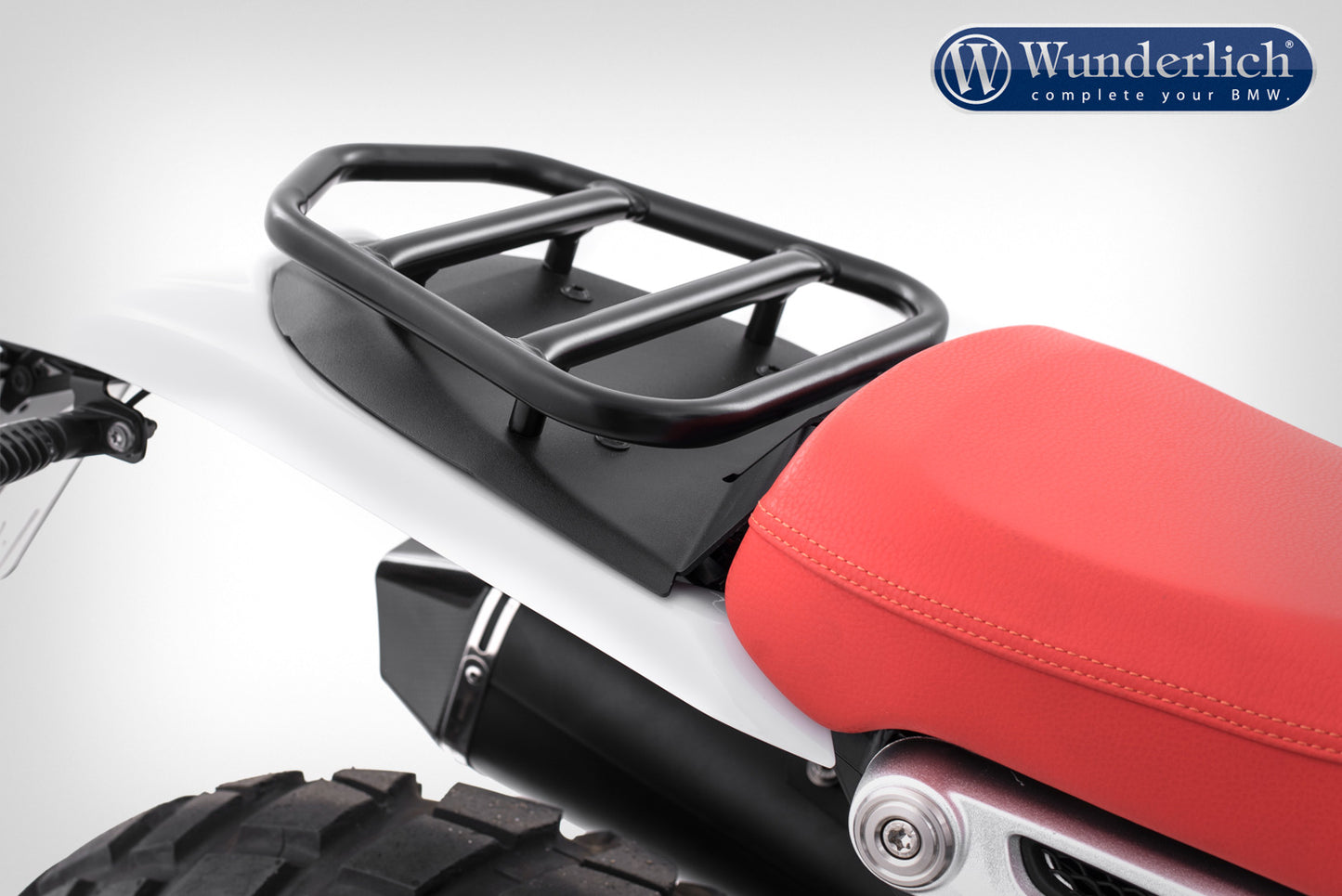Wunderlich pillion luggage rack “Rallye” - without passenger frame - black