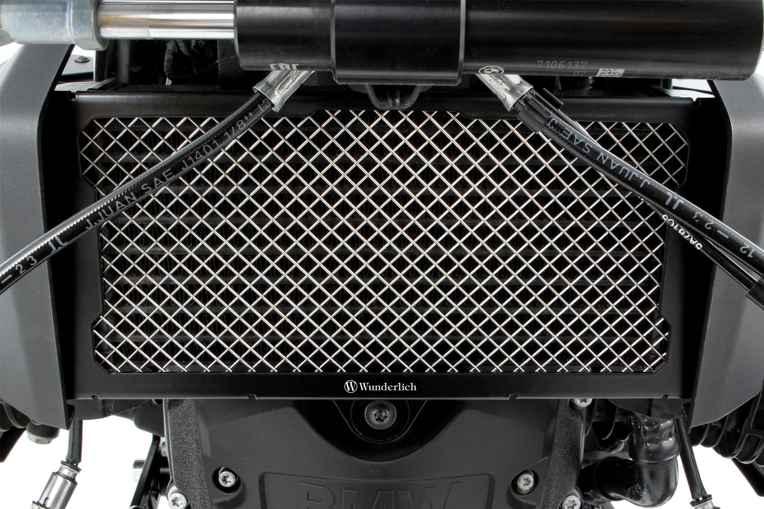 Oil cooler guard R12 / R12 nineT - black – Wunderlich Australia