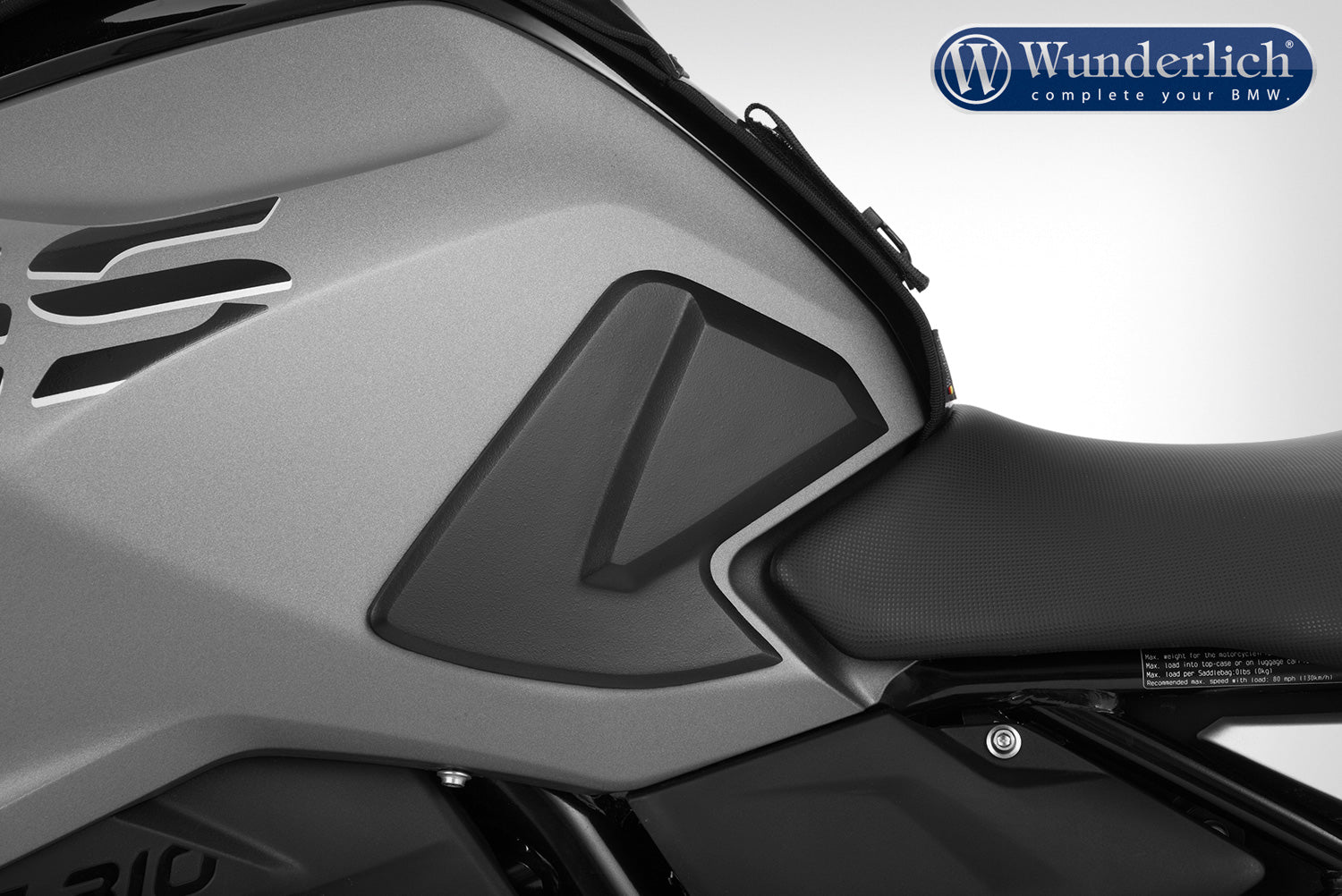 Wunderlich tank pad set 2 pieces - black