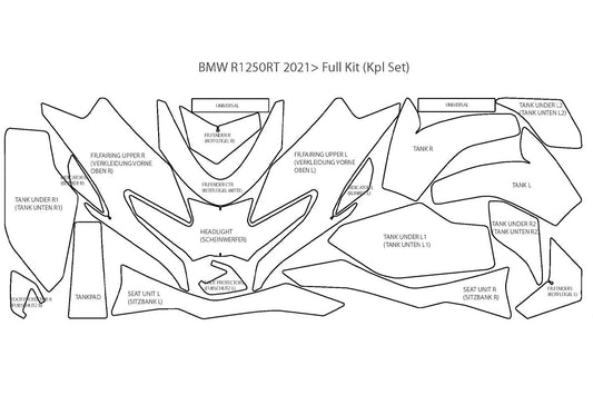 Complete paint protection set »PremiumShield«