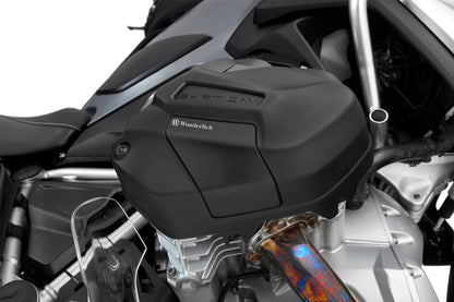 Wunderlich Valve cover & cylinder protectors EXTREME Black Edition - left and right - black
