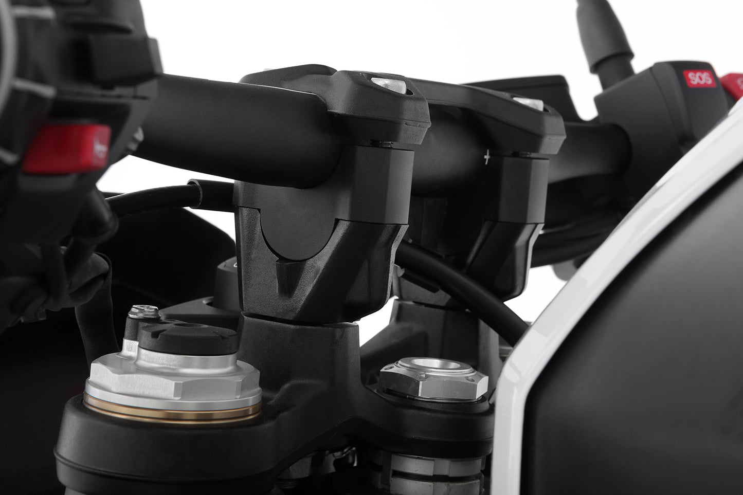 Wunderlich SPORTERGO handlebar riser - black - 25mm