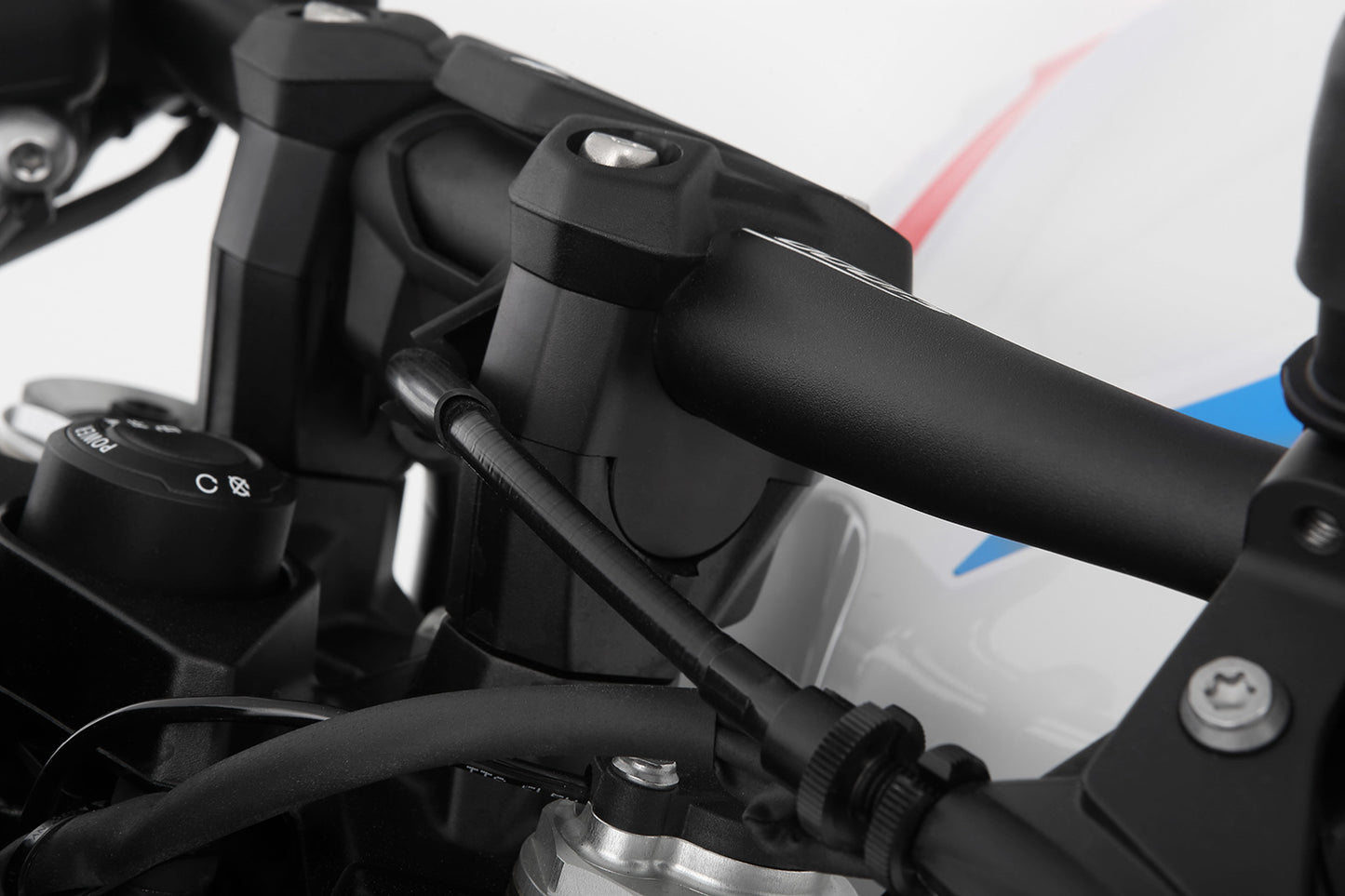 Wunderlich SPORTERGO handlebar riser - black - 25mm