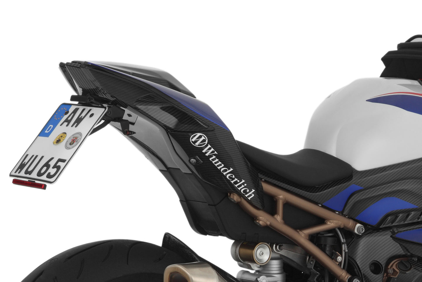 Wunderlich »TRACKDAY« licence plate holder - black