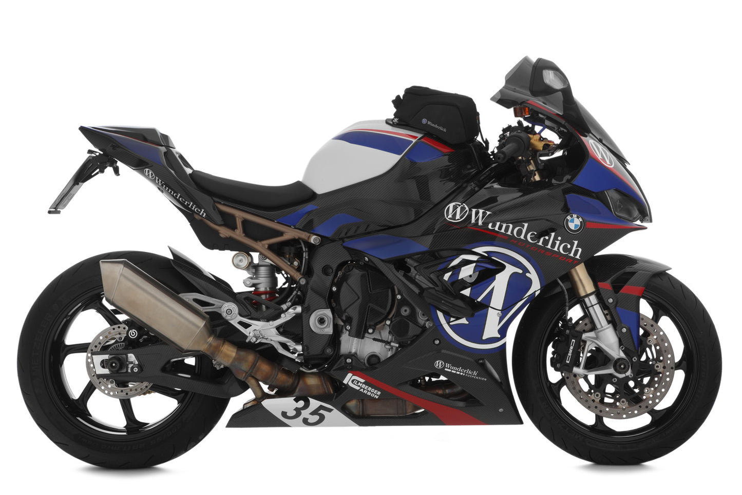 Wunderlich »TRACKDAY« licence plate holder - black