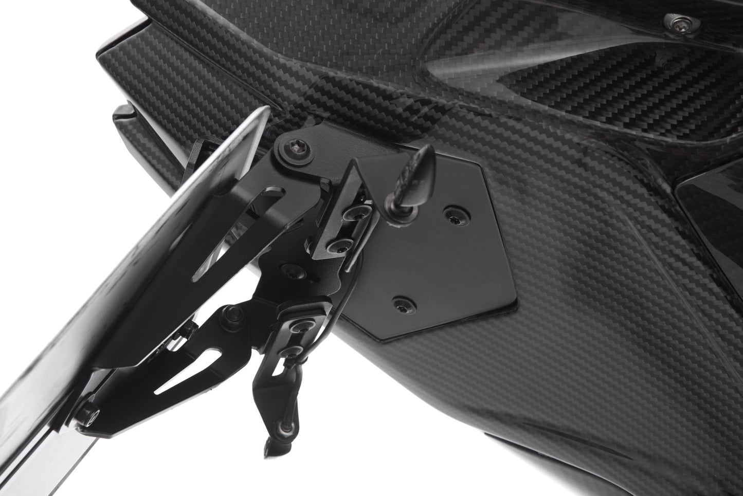 Wunderlich »TRACKDAY« licence plate holder - black