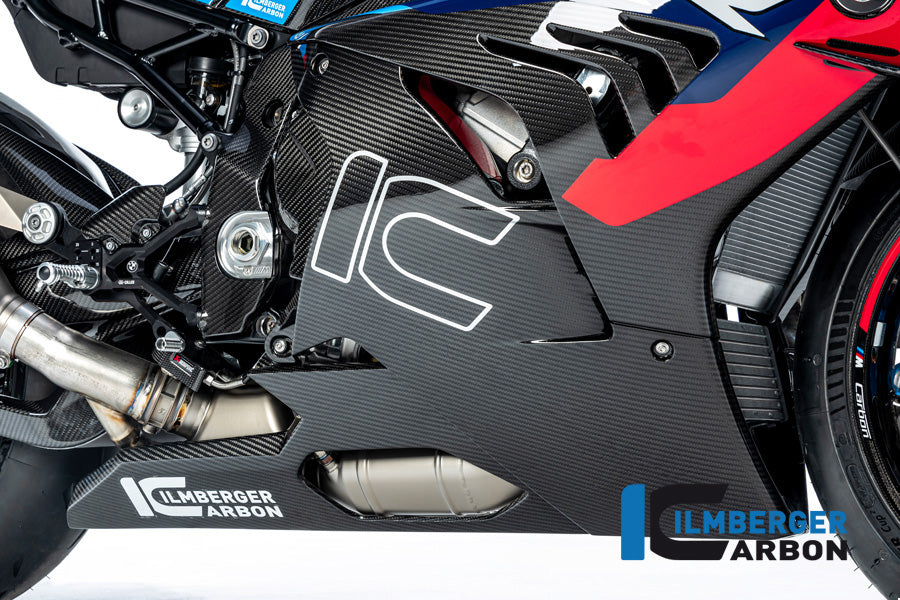Ilmberger bellypan M 1000 RR 2023 on - carbon - glossy