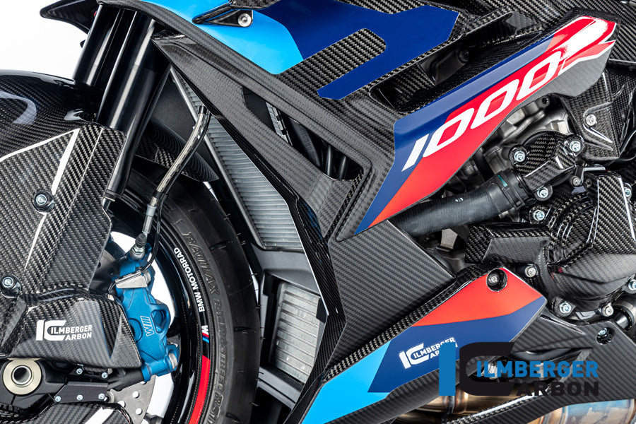 Ilmberger Radiator protection M 1000 R - left - carbon - glossy