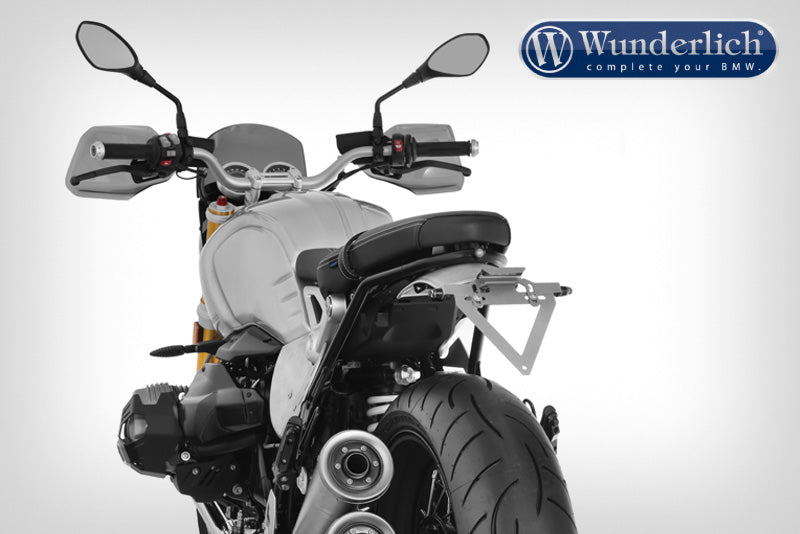 Wunderlich Retro-Sport R nineT number plate holder - stainless steel
