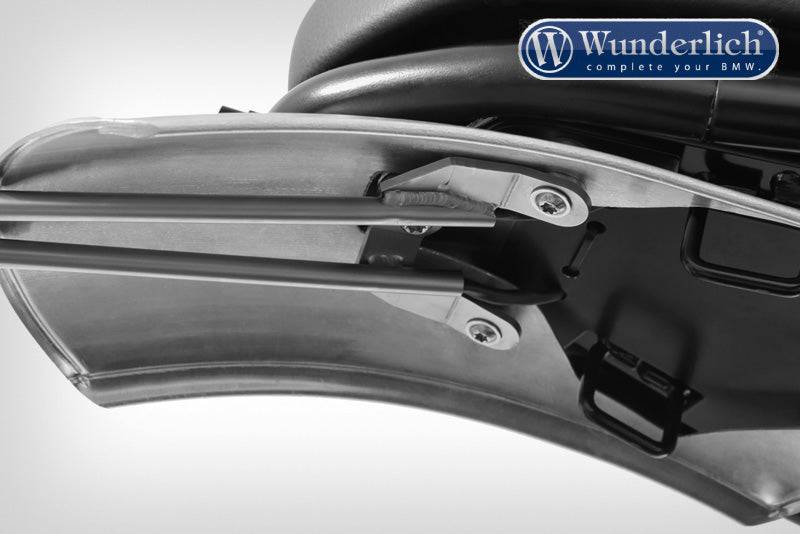 Wunderlich Retro-Sport R nineT number plate holder - stainless steel