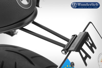 Wunderlich »RETROSPORT« licence plate holder - black