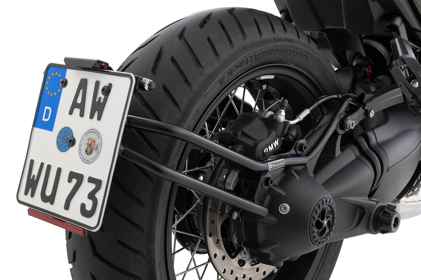 SWING License Plate Holder for Cardan Mount R 12 - black