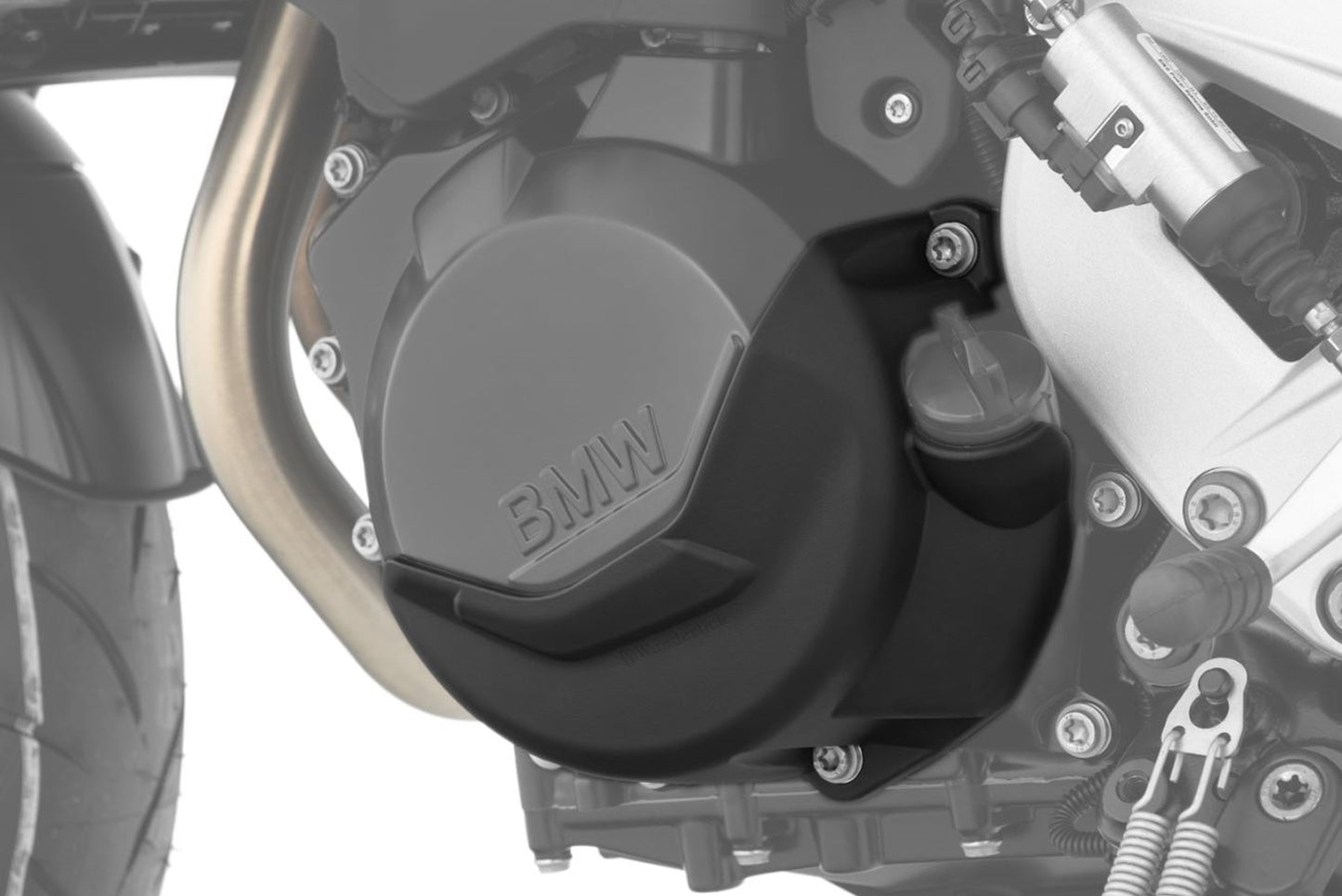 Wunderlich protective cover set for clutch, alternator and water pump - black