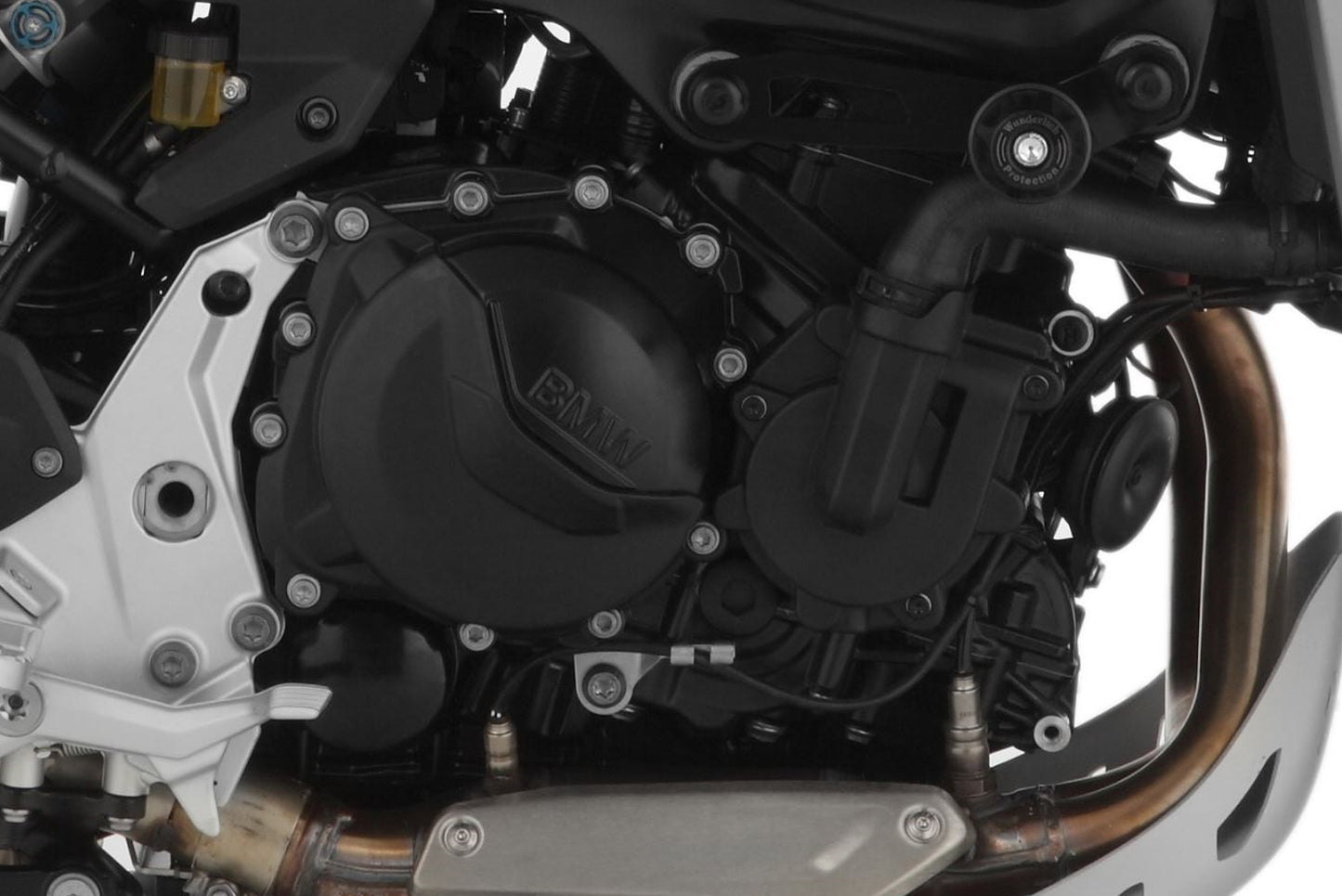 Wunderlich protective cover set for clutch, alternator and water pump - black