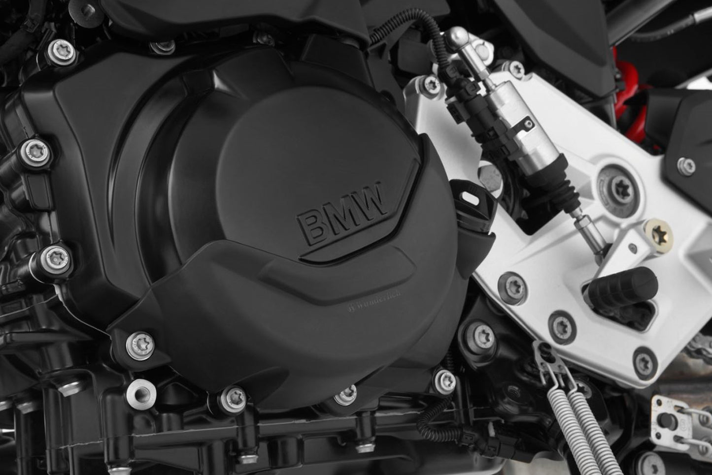 Wunderlich protective cover set for clutch, alternator and water pump - black