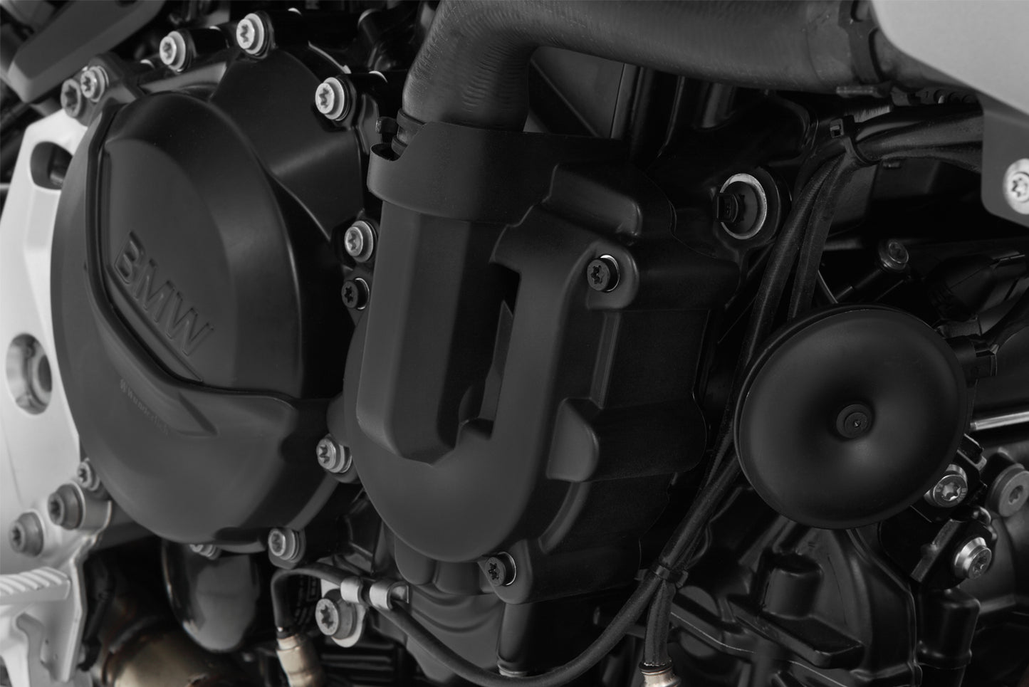 Wunderlich protective cover set for clutch, alternator and water pump - black