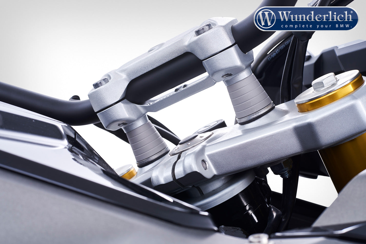 Wunderlich Handlebar riser ERGO - 25mm - silver