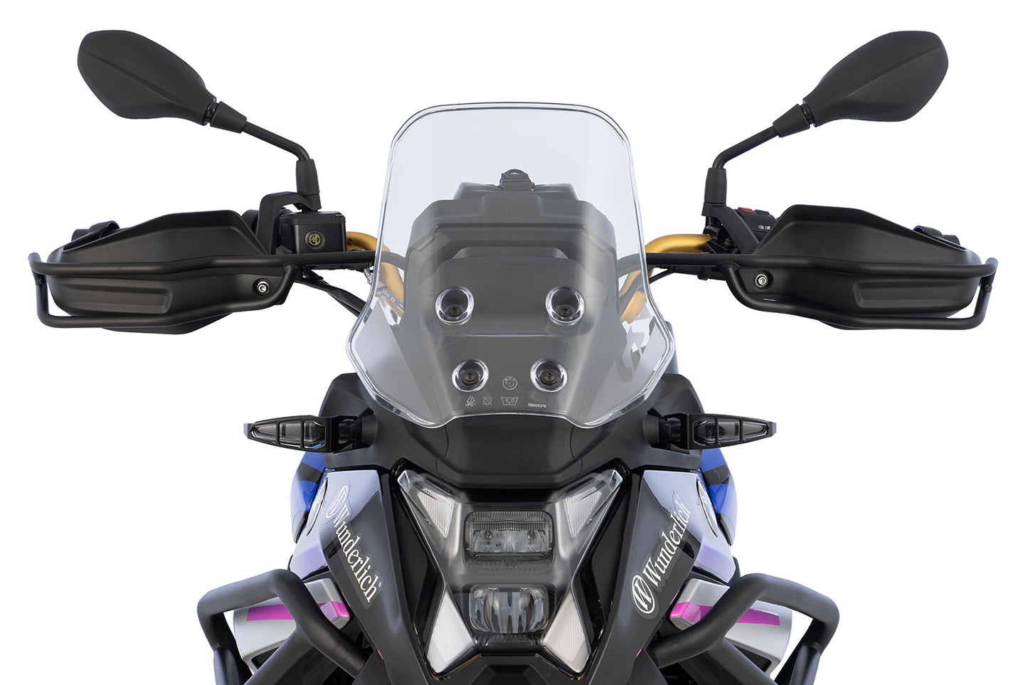 Handlebar guard braces F 450 GS - black