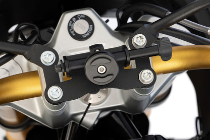 Handlebar clamp device carrier F 450 GS - black
