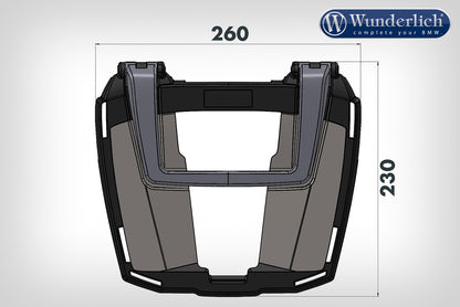 Hepco&Becker EASYRACK top case carrier C 400 GT - black