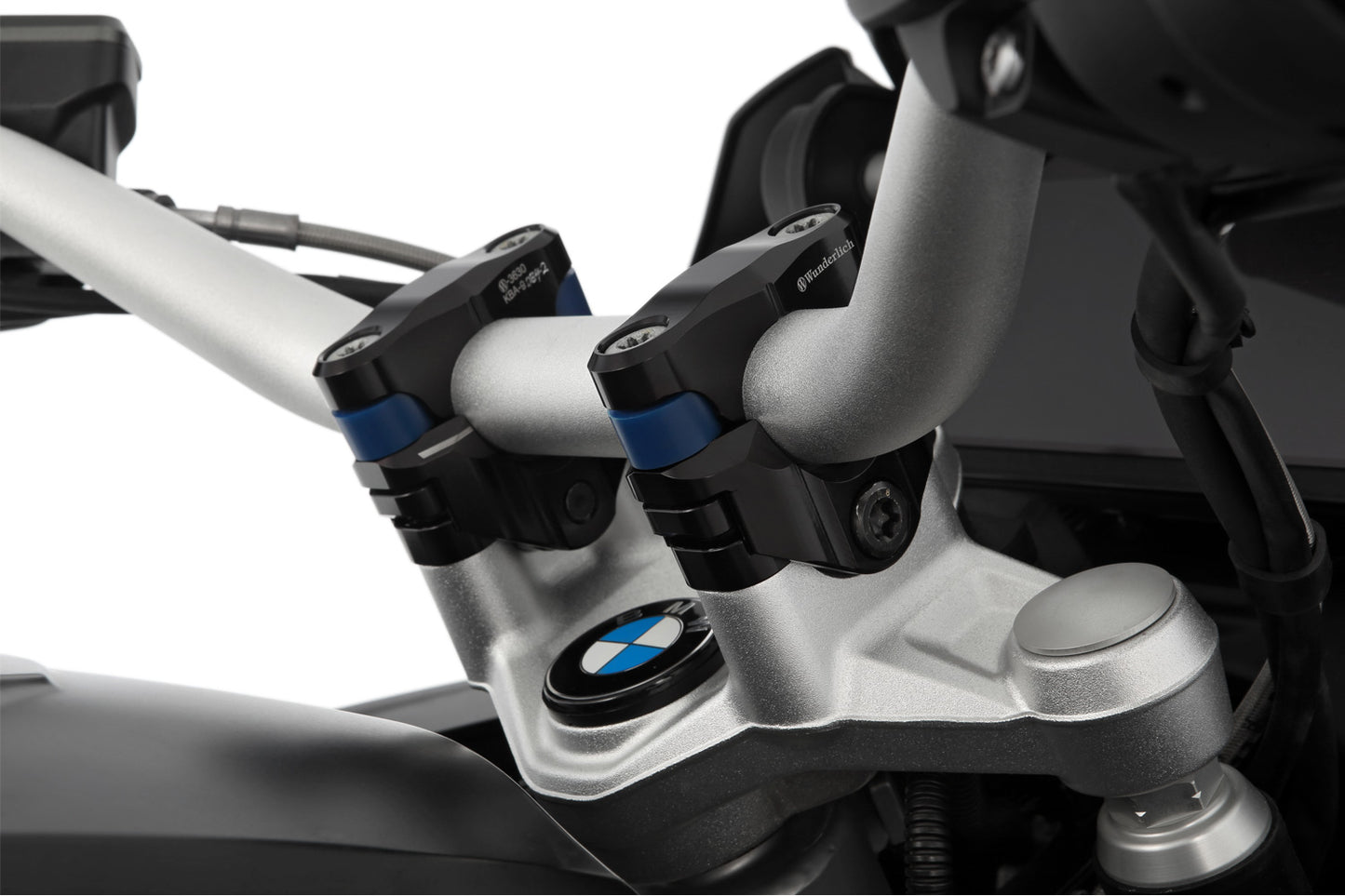 Wunderlich ERGO ProFLEX handlebar riser - 27 mm - black