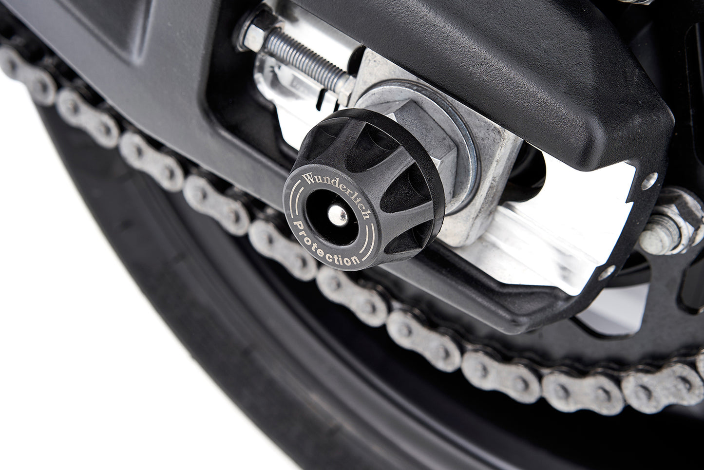 Wunderlich “DOUBLESHOCK” axle protection pads - rear - black