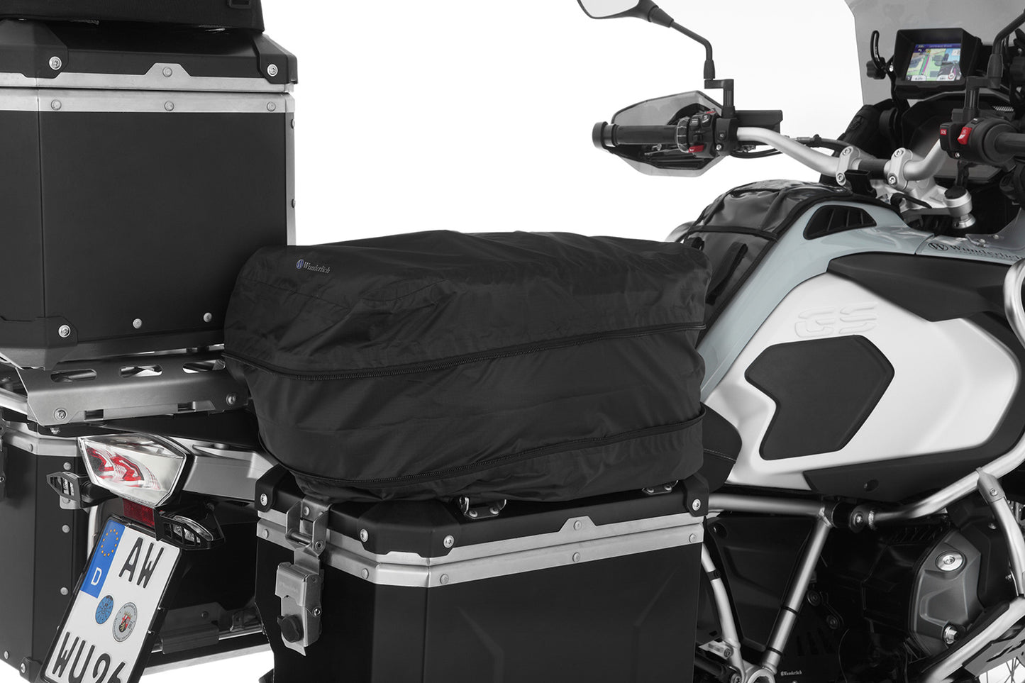 Vario rain hood for BAGPACKER II case top bag - black