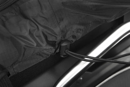 Vario rain hood for BAGPACKER II case top bag - black
