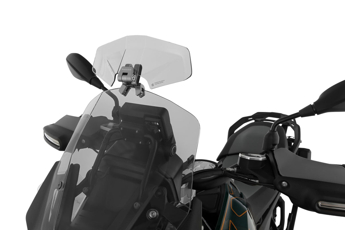 Vario-Ergo+ 3D+ screen Deflector smoked grey – Wunderlich Australia