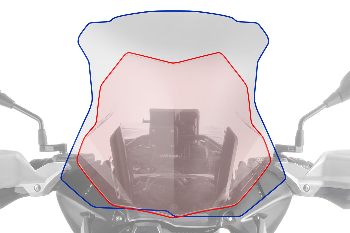 MARATHON windshield - smoked grey
