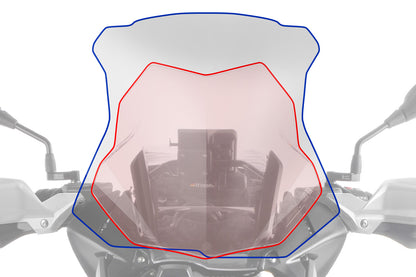 MARATHON windshield - smoked grey