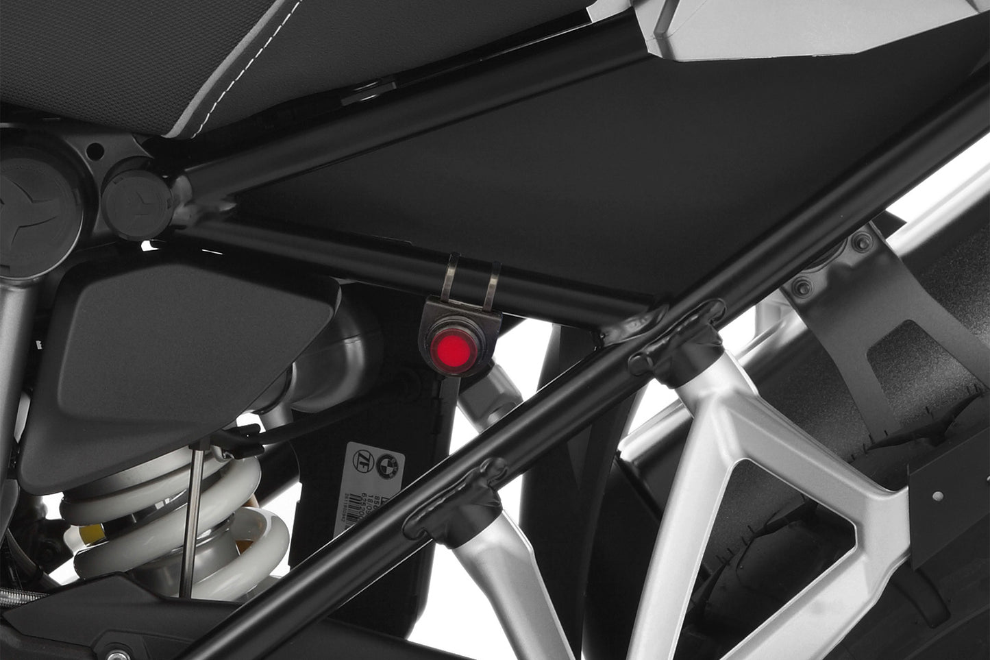 Wunderlich "AKTIVKOMFORT" rider seat with seat heating - high - black