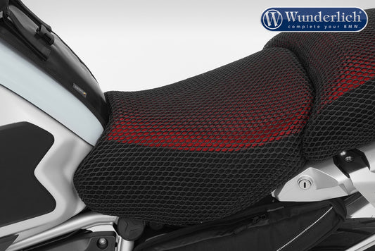 Seat cover COOL COVER - rider seat - black