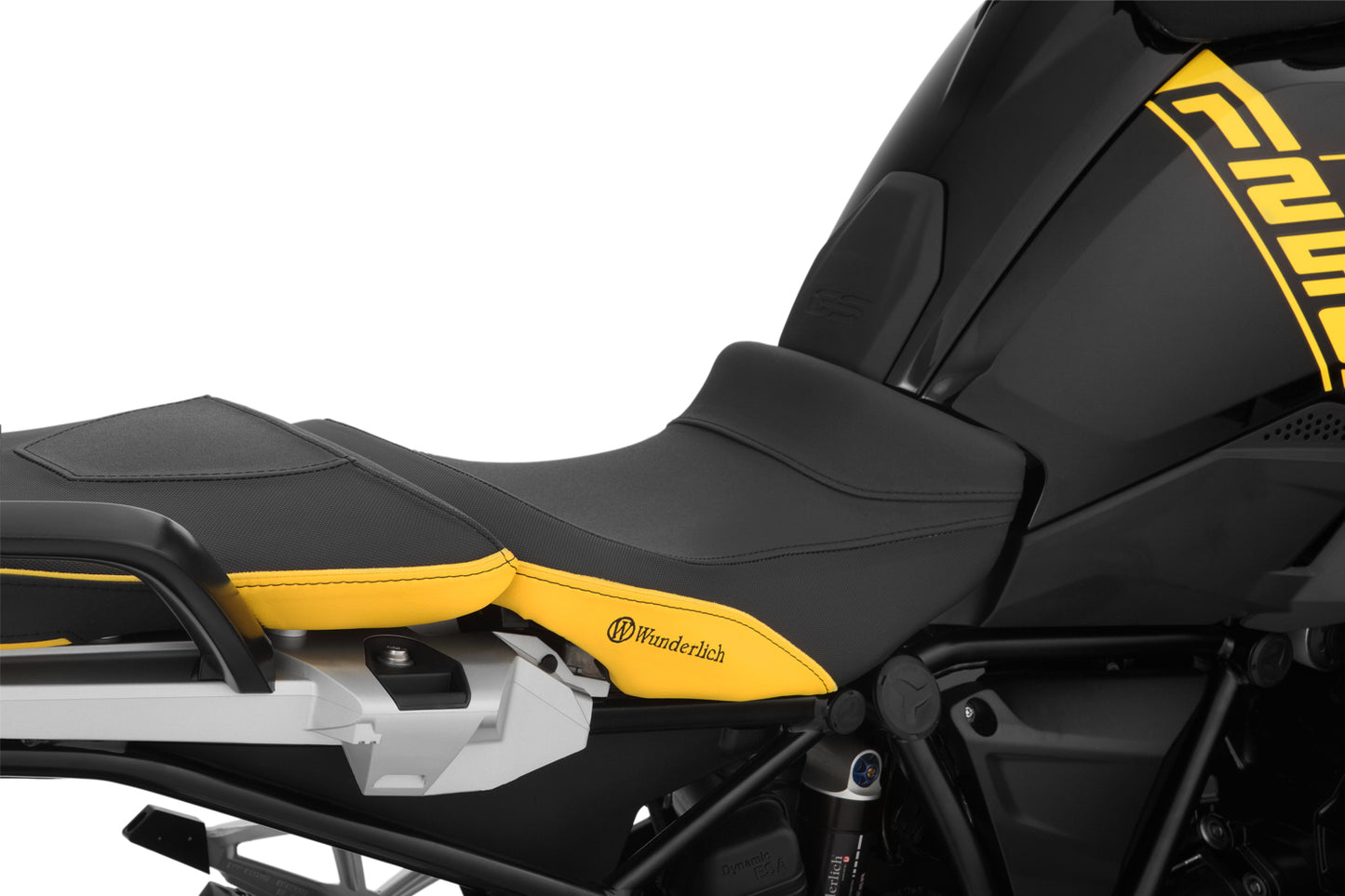 Wunderlich »AKTIVKOMFORT« rider seat - low with seat heating Smart Plug & Play - yellow | Edition 40 Years GS