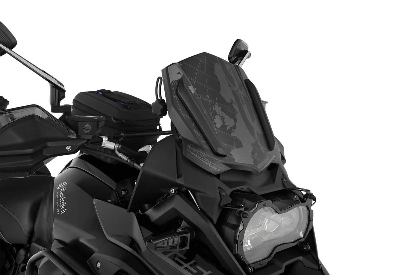 Wunderlich Windshield FLOWJET - Triple Black Edition