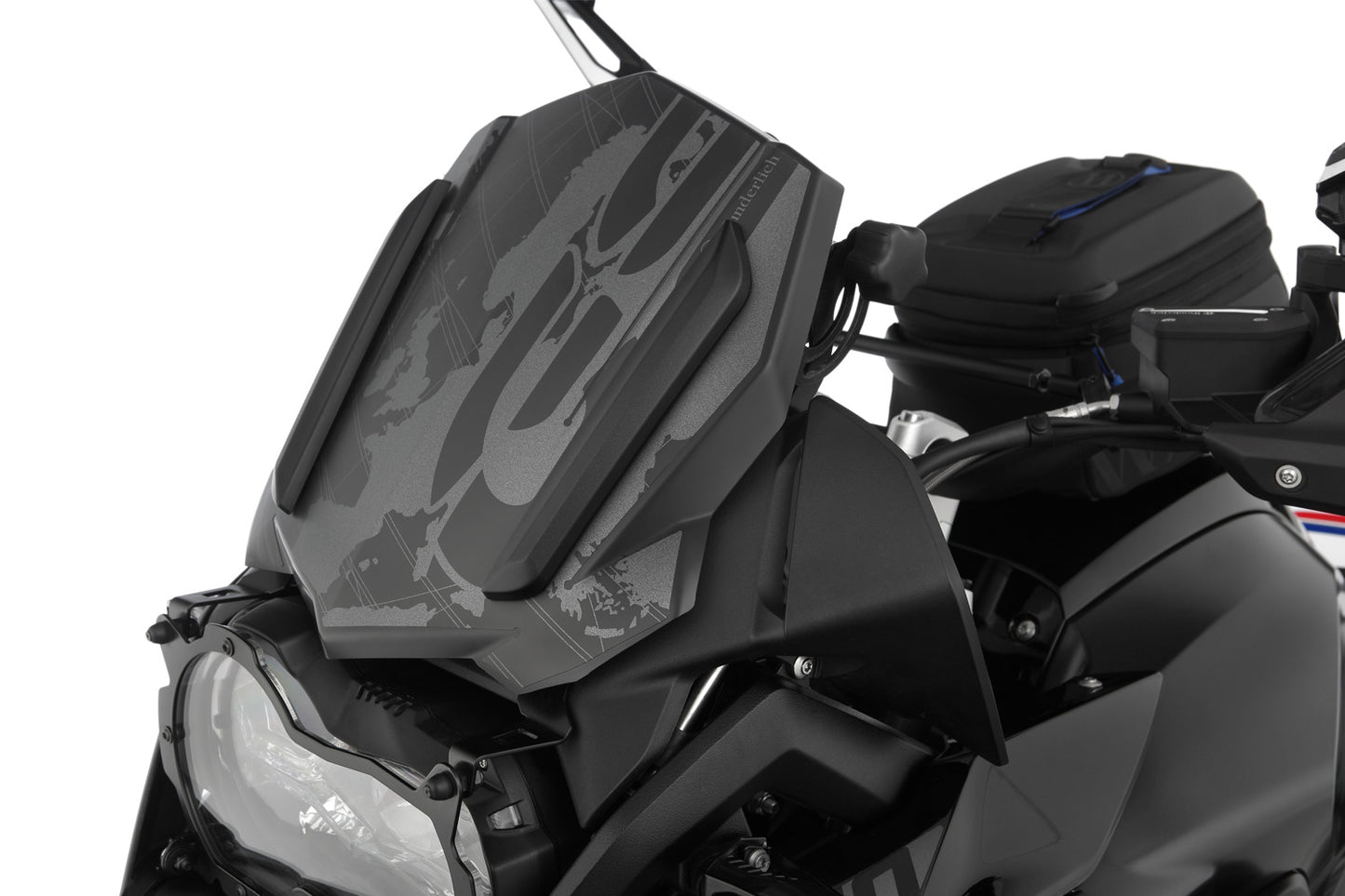 Wunderlich Windshield FLOWJET - Triple Black Edition