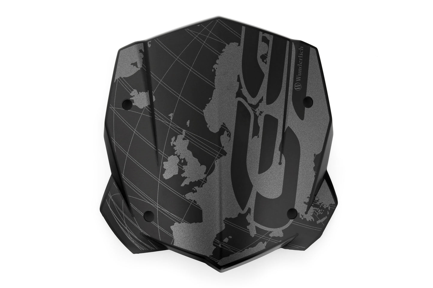 Wunderlich Windshield FLOWJET - Triple Black Edition